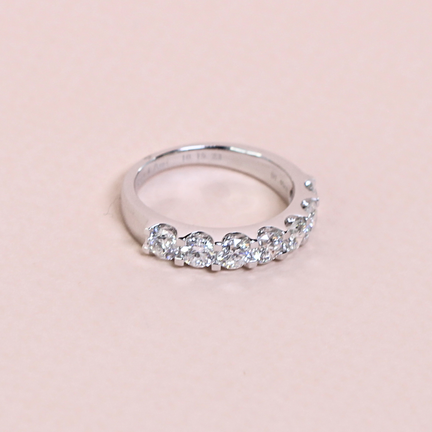 1.40cts 7 stone diamond ring