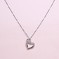 .16cts Round cut Lab-grown Double Heart necklace