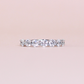 2.10cts 7 stone Lab-grown diamond ring in platinum setting