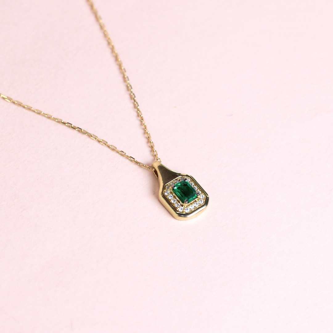 .30ct Emerald necklace