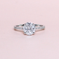 .68cts Round Illusion Pavé ring