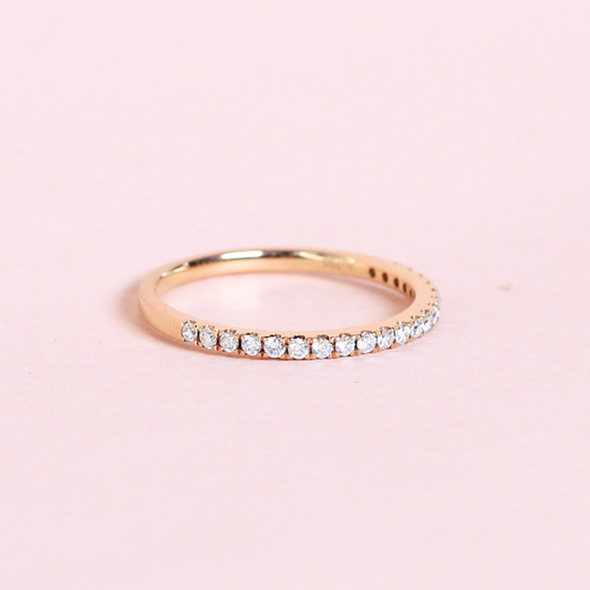 .23cts Round cut Half Eternity ring
