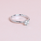 .35ct Tapered Round Solitaire diamond ring