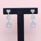 1.75cts Multi-shape Illusion Dangling earrings