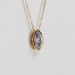 2ct Marquise cut Lab-grown Solitaire necklace