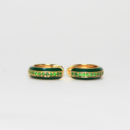 .31ct Tsavorite earring