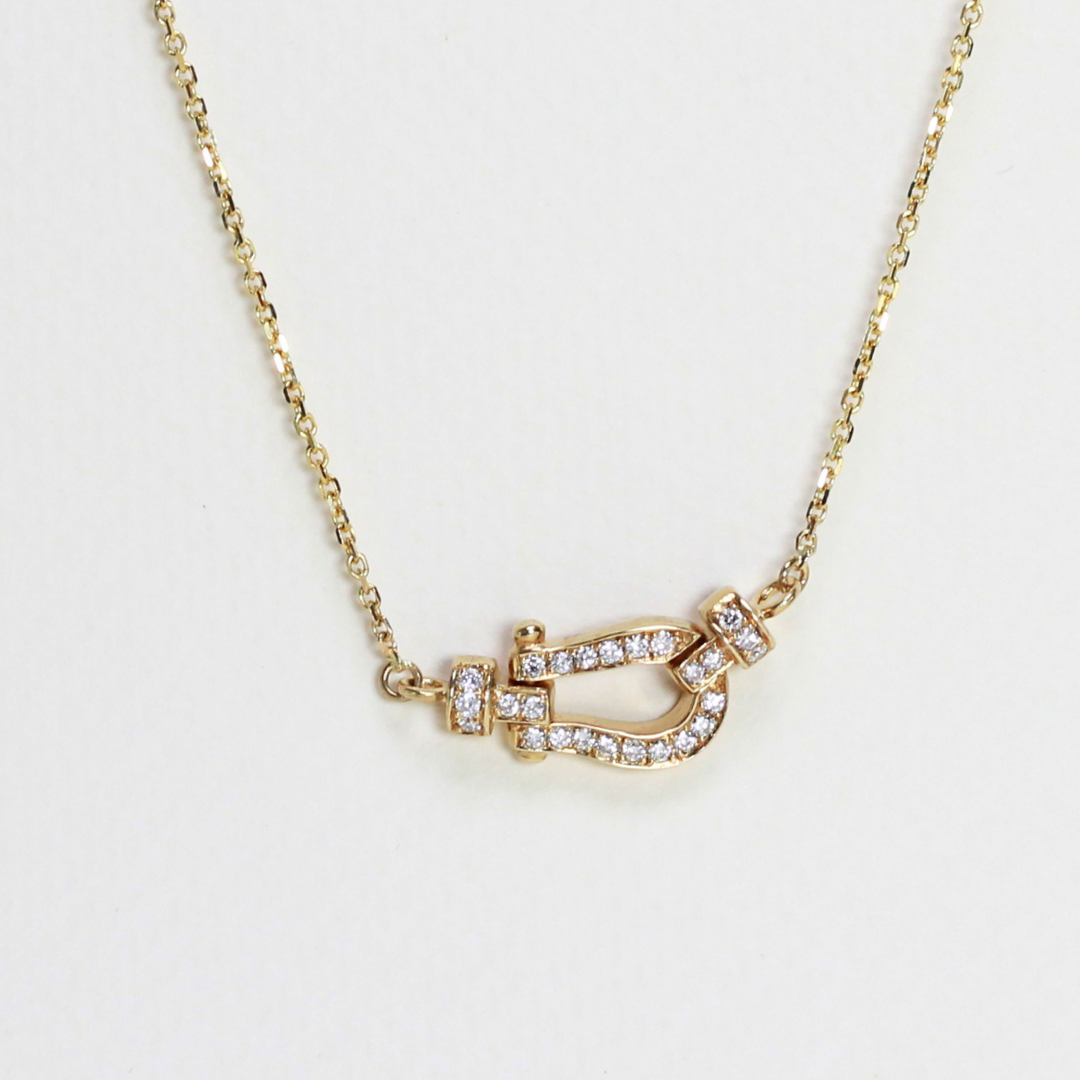 .31cts Horse shoe necklace