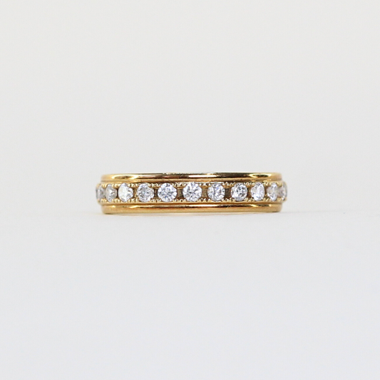 .70cts Vintage diamond ring in Channel setting