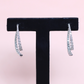 2.37cts Lab-grown Two-way Dangling earrings