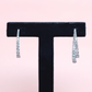 2.37cts Lab-grown Two-way Dangling earrings