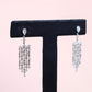 .70cts Lab-grown Chandelier Dangling earrings