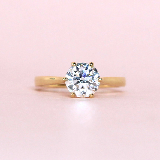 1.50cts Round cut Solitaire ring