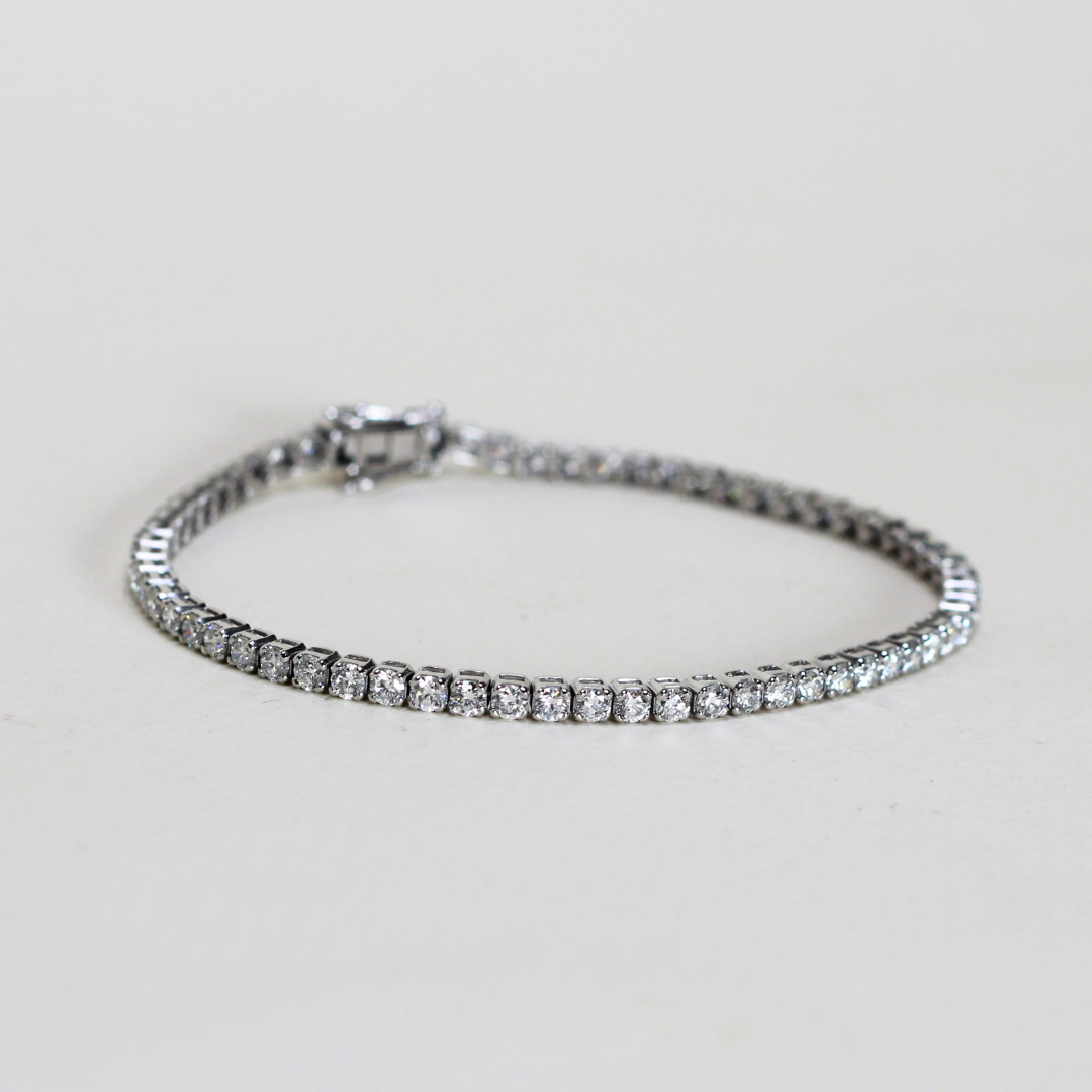 4.90cts Round cut Lab-grown Tennis bracelet