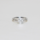 2.08cts Asscher lab-grown ring