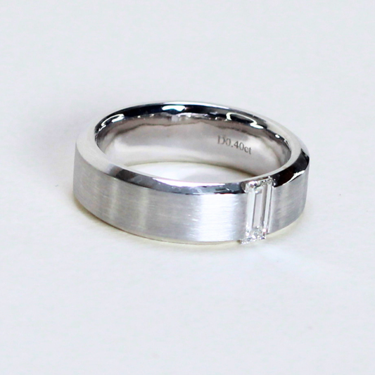 .40cts Baguette cut Male ring