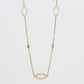 .40cts Evil eye station necklace