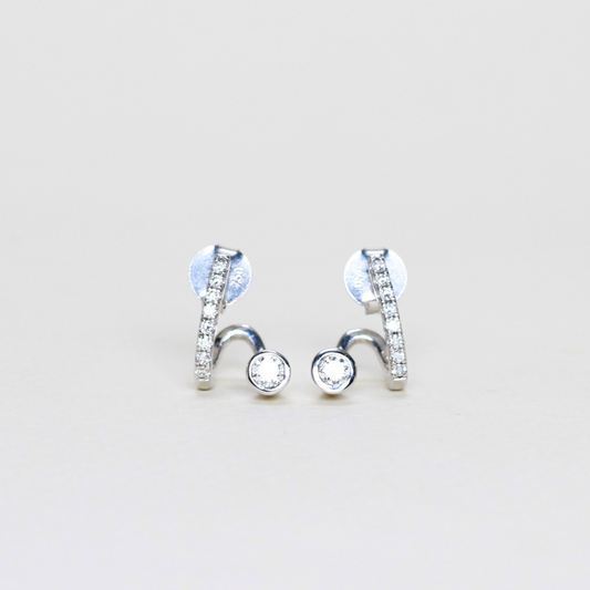 .40cts Twisted earrings