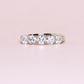 .75cts 5-stone Round cut ring