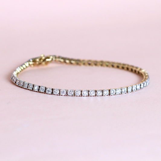2.025cts Round cut Tennis bracelet