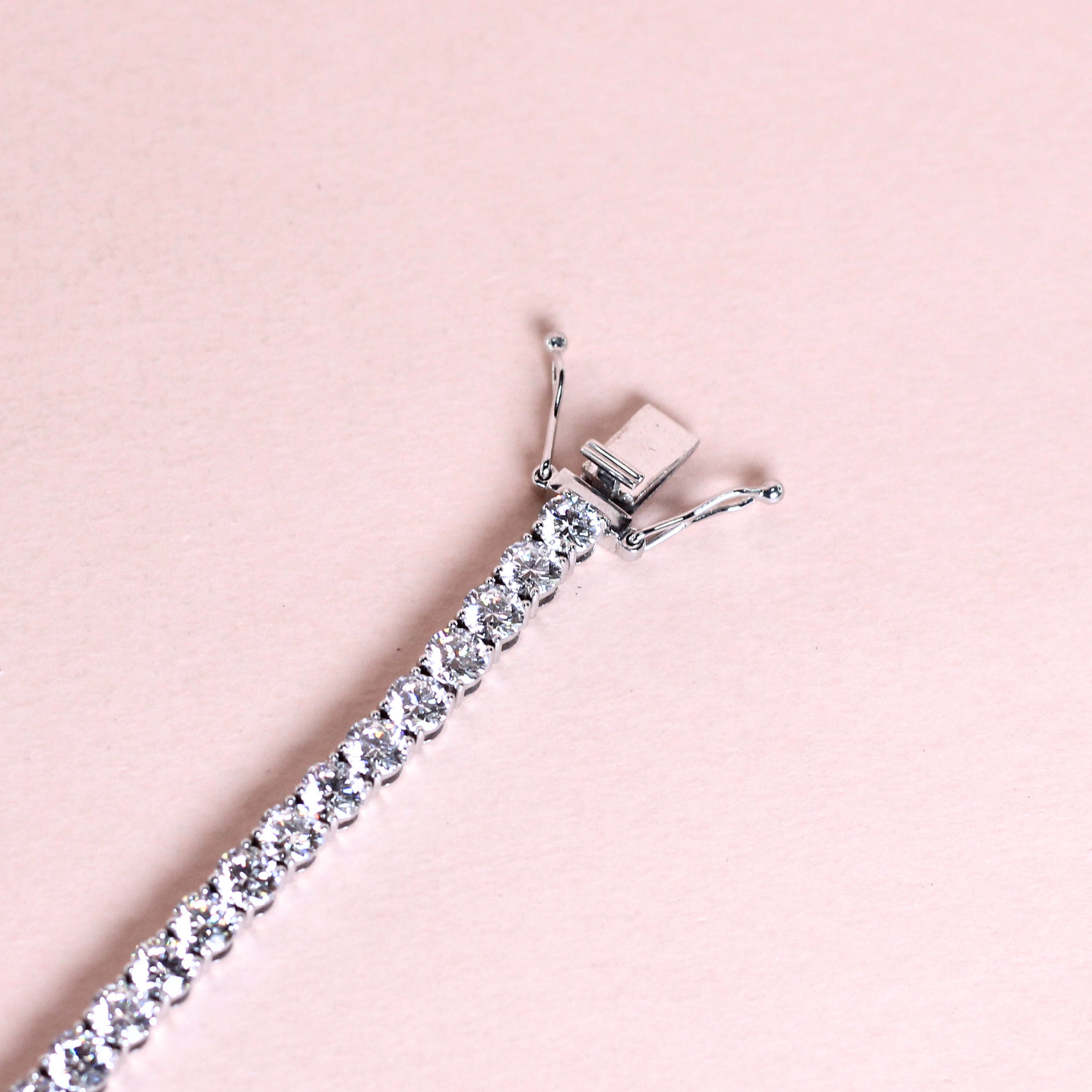 9.36cts Round cut Lab-grown Tennis bracelet