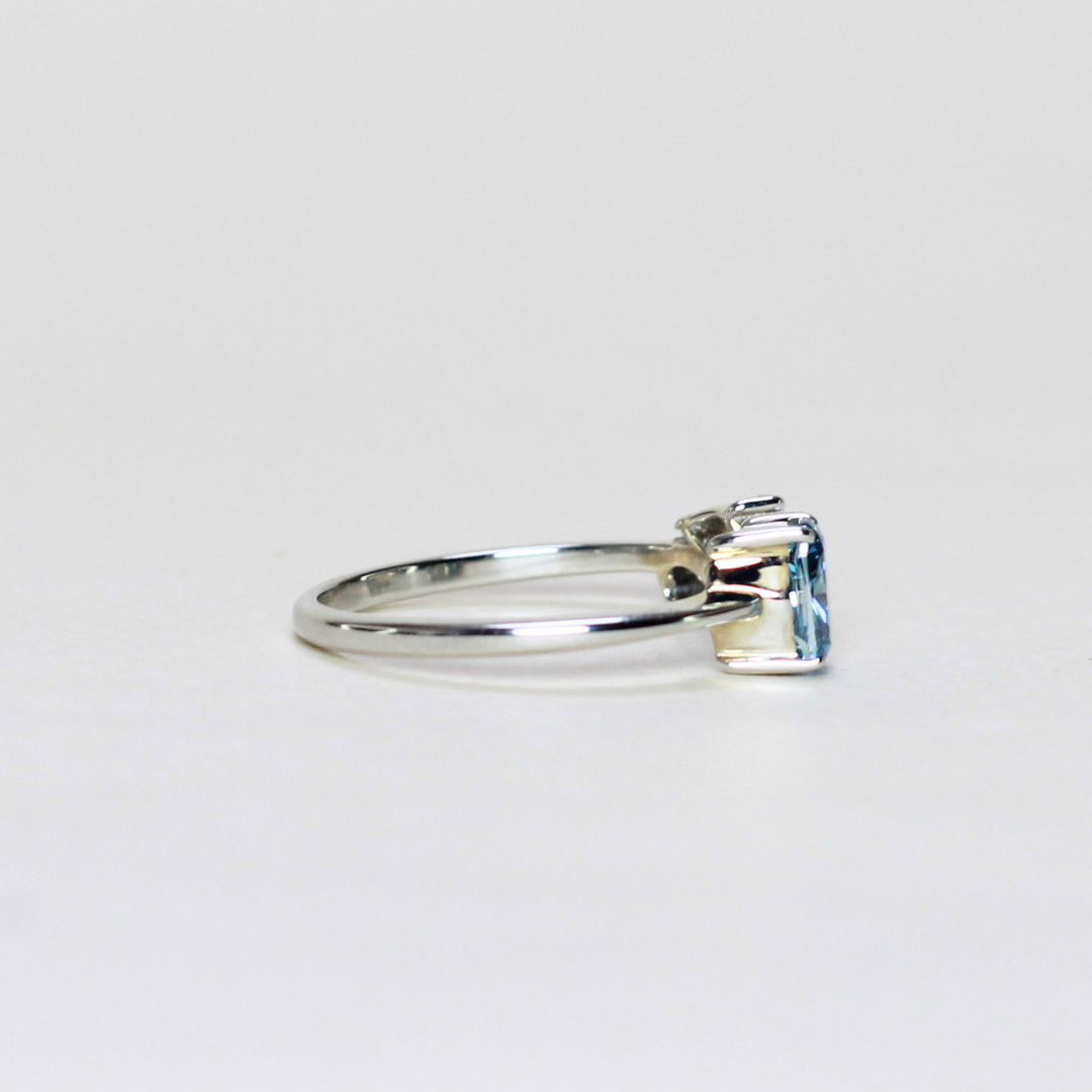 .82cts Blue Diamond Toi et Moi Lab-grown ring