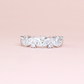1.01cts 1/4 Eternity Marquise and Round ring