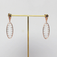 .40cts Elongated Oval earrings