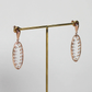 .40cts Elongated Oval earrings