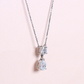 2.39ct Round and Pear cut Lab-grown necklace