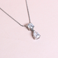 2.39ct Round and Pear cut Lab-grown necklace
