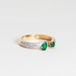 .55cts Emerald open ring