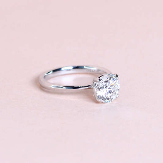 1.80ct Round cut Solitaire ring