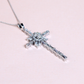 2.10cts Cross diamond necklace