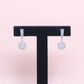 1.50cts First generation dangling earrings