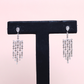 .70cts Lab-grown Chandelier Dangling earrings