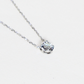.14ct Solitaire necklace with enlarger