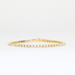 3.68cts Carré cut Tennis bracelet