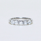 .75cts 5-stone Round cut  lab-grown ring