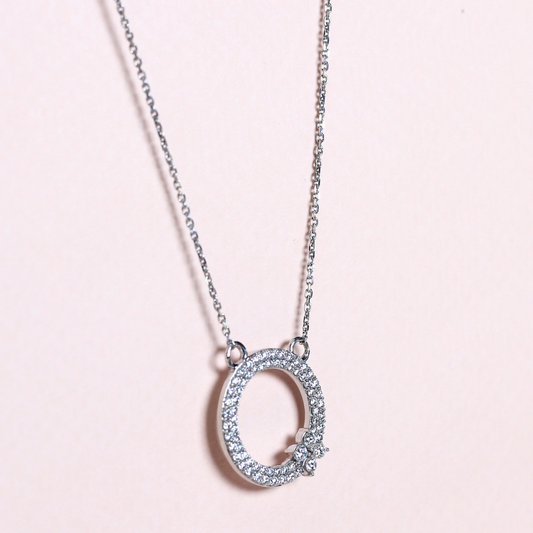 .65cts Lab-grown Wreath necklace