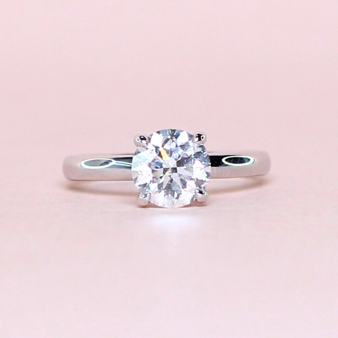 1.17ct Round cut Solitaire ring