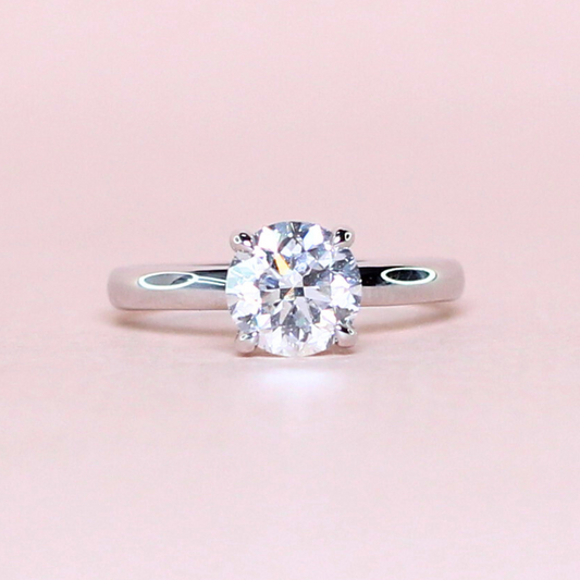 1.17ct Round cut Solitaire ring