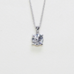 3.03ct Round cut lab-grown Solitaire necklace