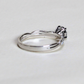 1.40cts Elongated Cushion Pavé lab-grown ring
