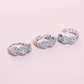 1.73cts 3 stone Heart illusion set