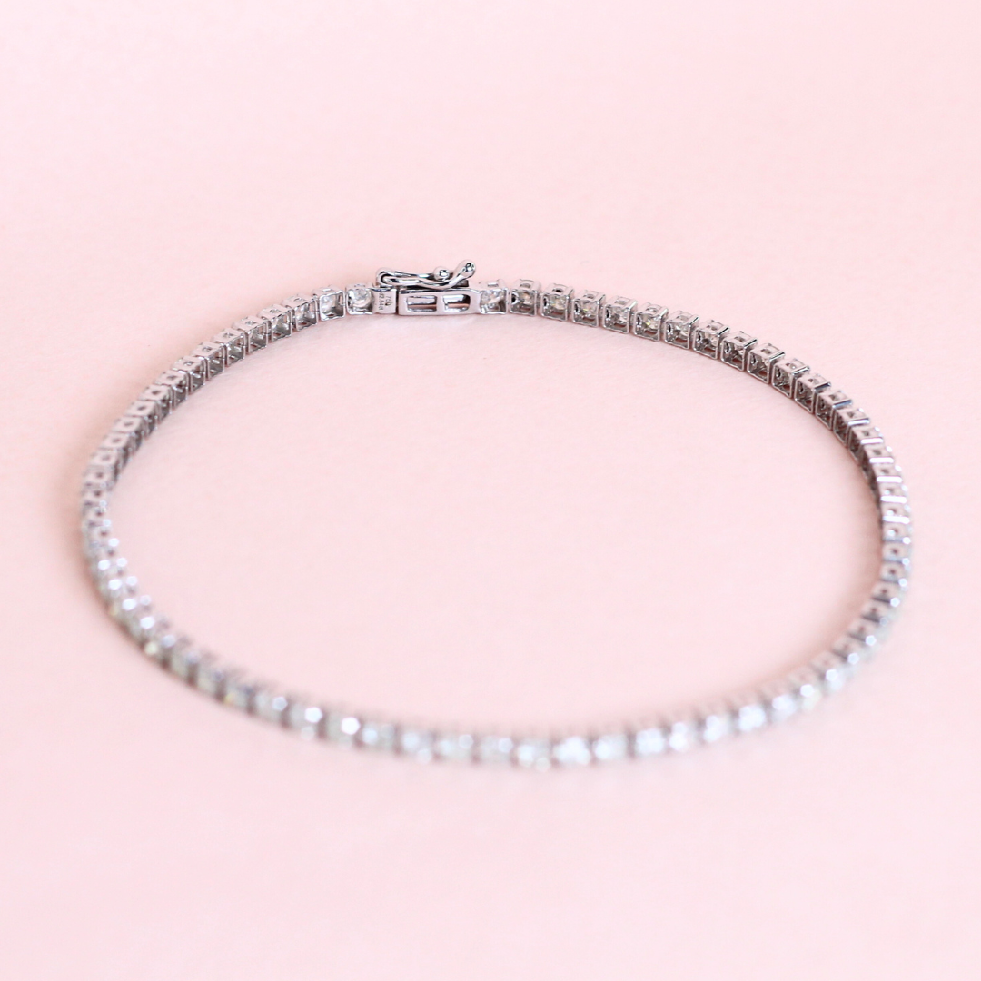 2.50cts Slimline Tennis Bracelet