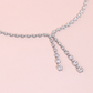 2.61cts Rounded Prong Graduating Tennis Necklace