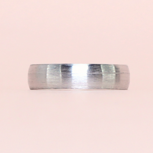5mm plain band in satin finish