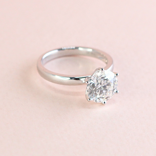 2.01ct Solitaire Lab-grown diamond ring