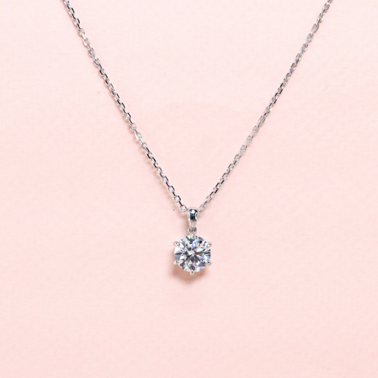 2.18ct Round Brilliant Diamond Necklace