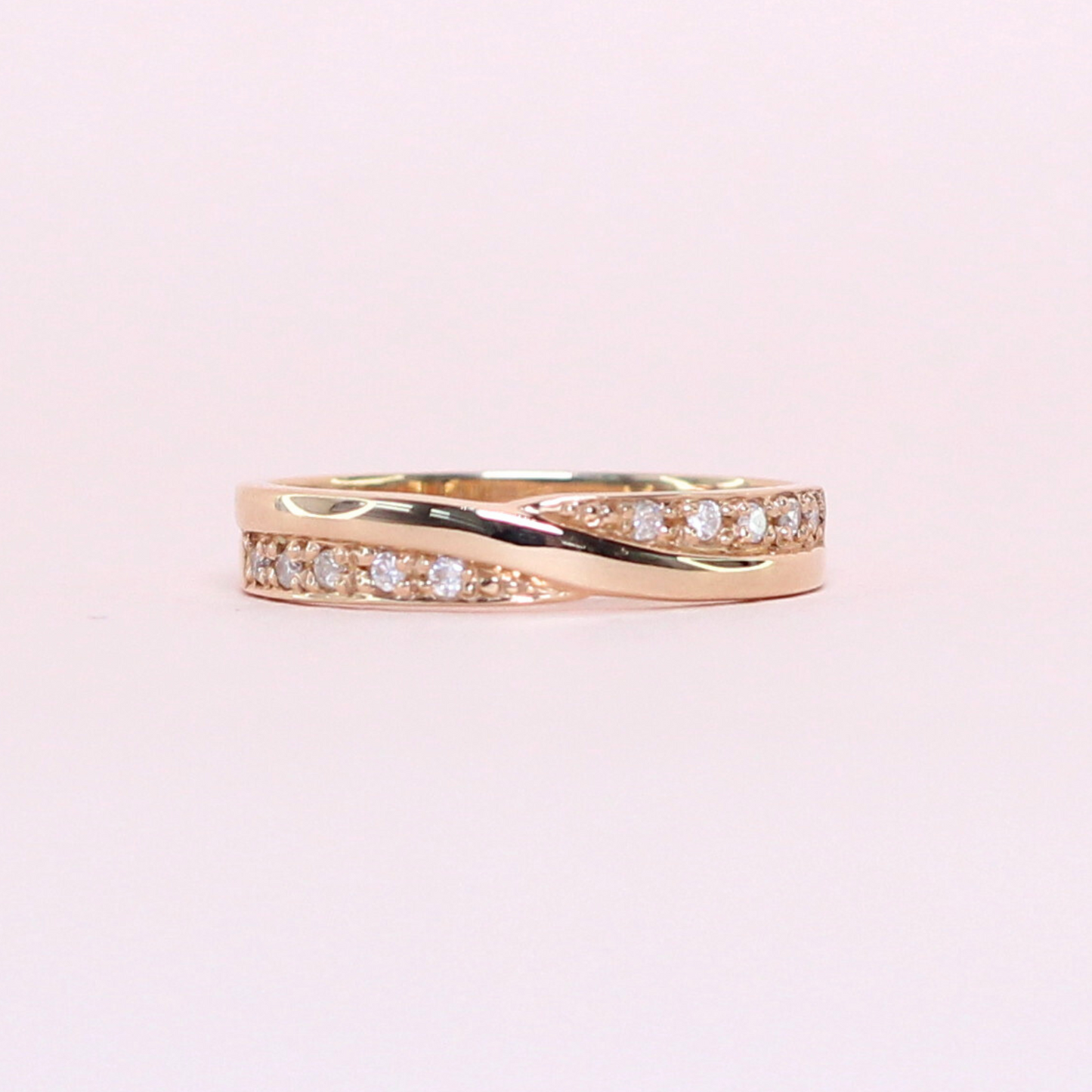 Crisscross diamond ring (PH made)